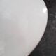 Old hanging lamp in white opaline Art Deco 1930 Ø 24.7 cm