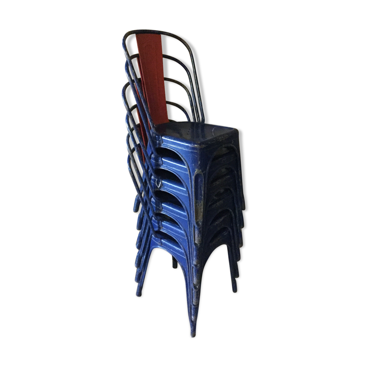 6 old Tolix chairs