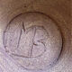 Glazed stoneware sculptural teapot signed