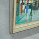 Peinture moderne suédoise de Jack Eichborn huile sur toile, années 1960