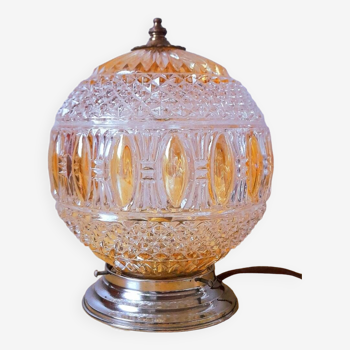 Limburg glashutte globe lamp 60s