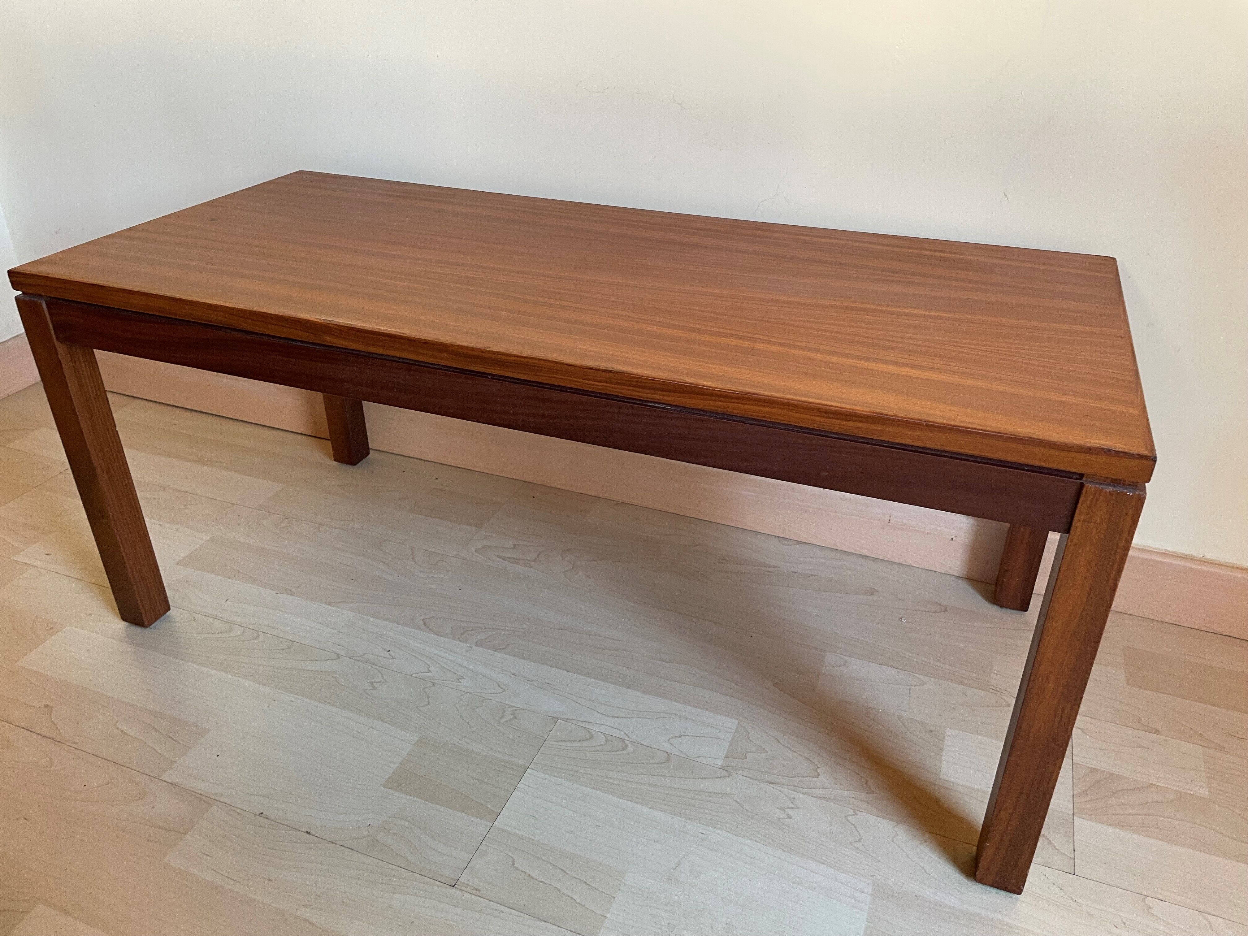 Vintage wooden coffee table