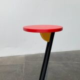 Postmodern wooden plant stand or side table