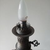 Lampe en étain