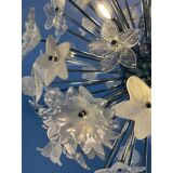 Contemporary "Bouquet" Flowers Murano Glass Sputnik Chandelier