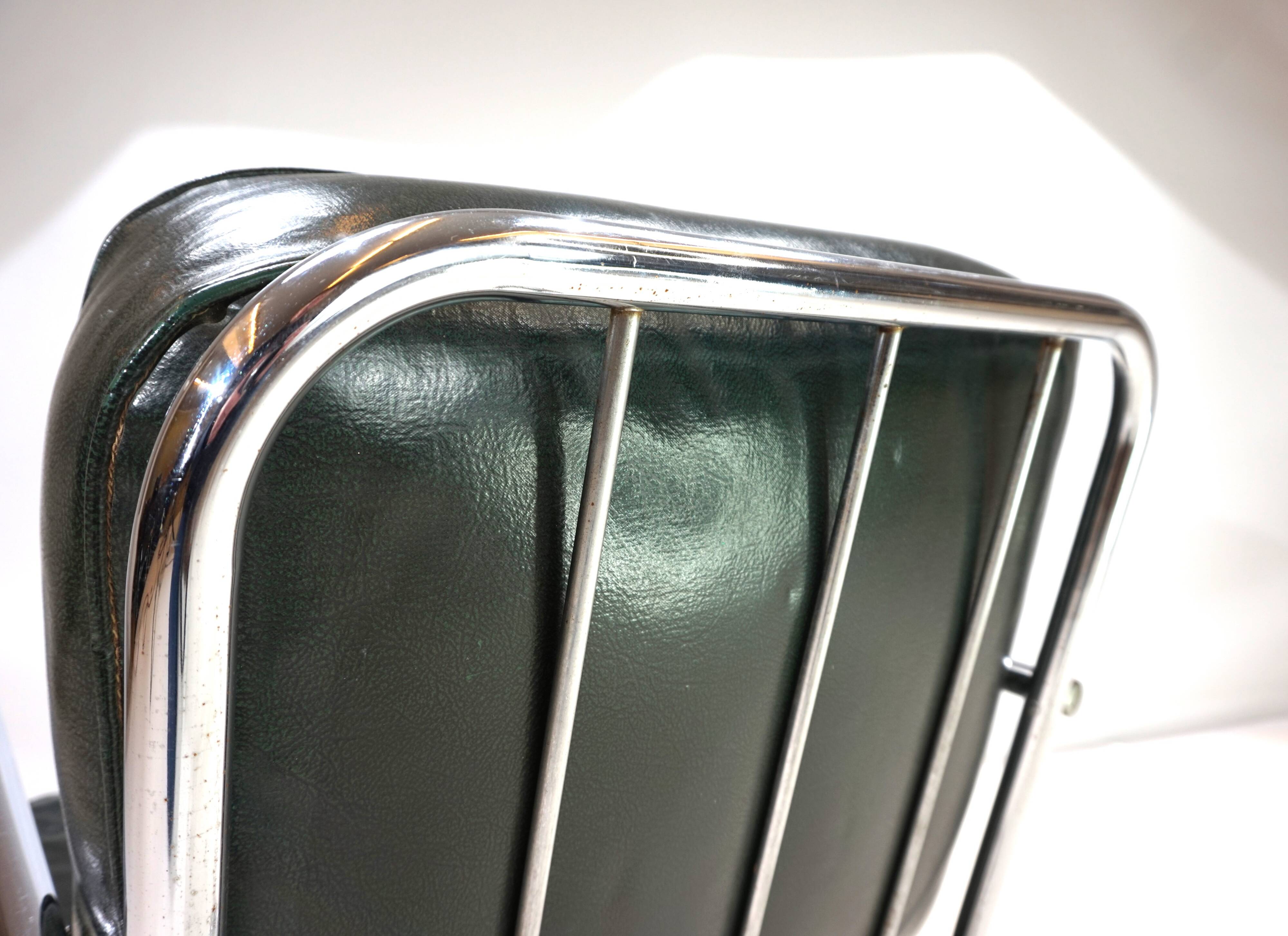 Fauteuil Art Déco en tube d'acier dans le goût de Gilbert Rhode Troy Sunshade, 1930