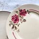 6 Petites assiettes vintage dépareillées fleuries - BADONVILLIER STEULER