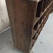 Duo of trade furniture sorting of the post shelf storage