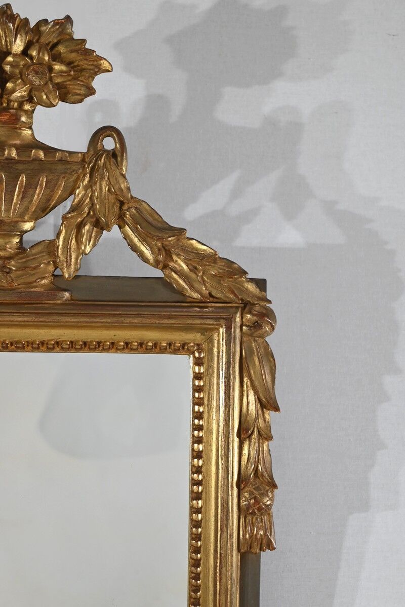 Mirror in gilded wood, louis xvi style – early twentieth century