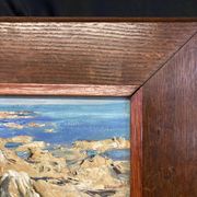 René LE FORESTIER (1903-1972), Côte Rochelaise, huile sur toile encadrée