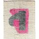 Moroccan Berber rug M’rirt in wool – 210 x 310 cm – Neon pink and gray