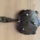 Cendrier en laiton forme feuille