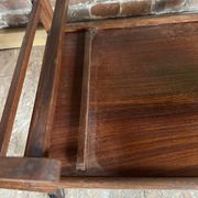Bar - antique serving trolley on wheels
