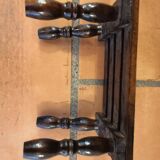 Step foot rest wooden foot stool vintage brutalist