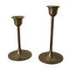 Brass candle holders