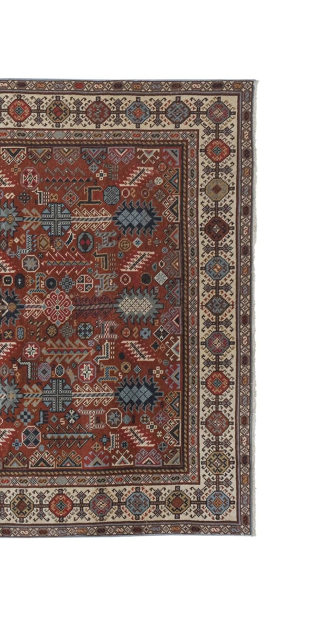 Vintage Turkish rug handmade 192x292 cm