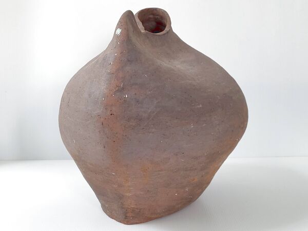 Vase XXL vintage terre cuite