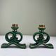 Ceramic candle holders from the 1950s