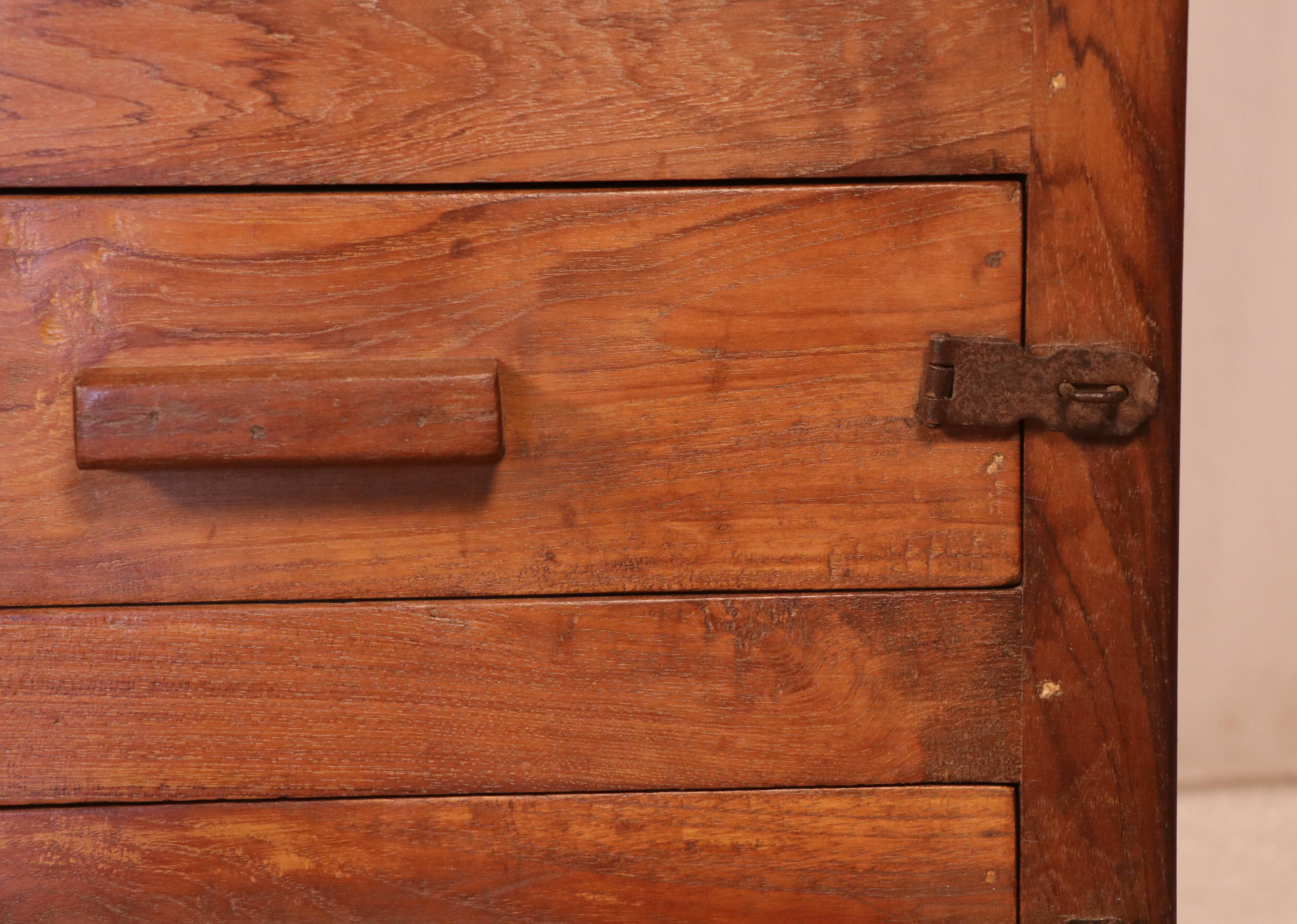 Old Burmese teak sideboard