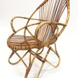 Rohe Noordwolde rattan chair, 1960, Netherlands
