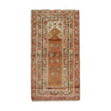 Antique handmade wool turkish milas rug- 128x230cm