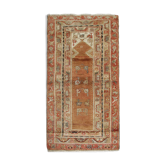 Antique handmade wool turkish milas rug- 128x230cm