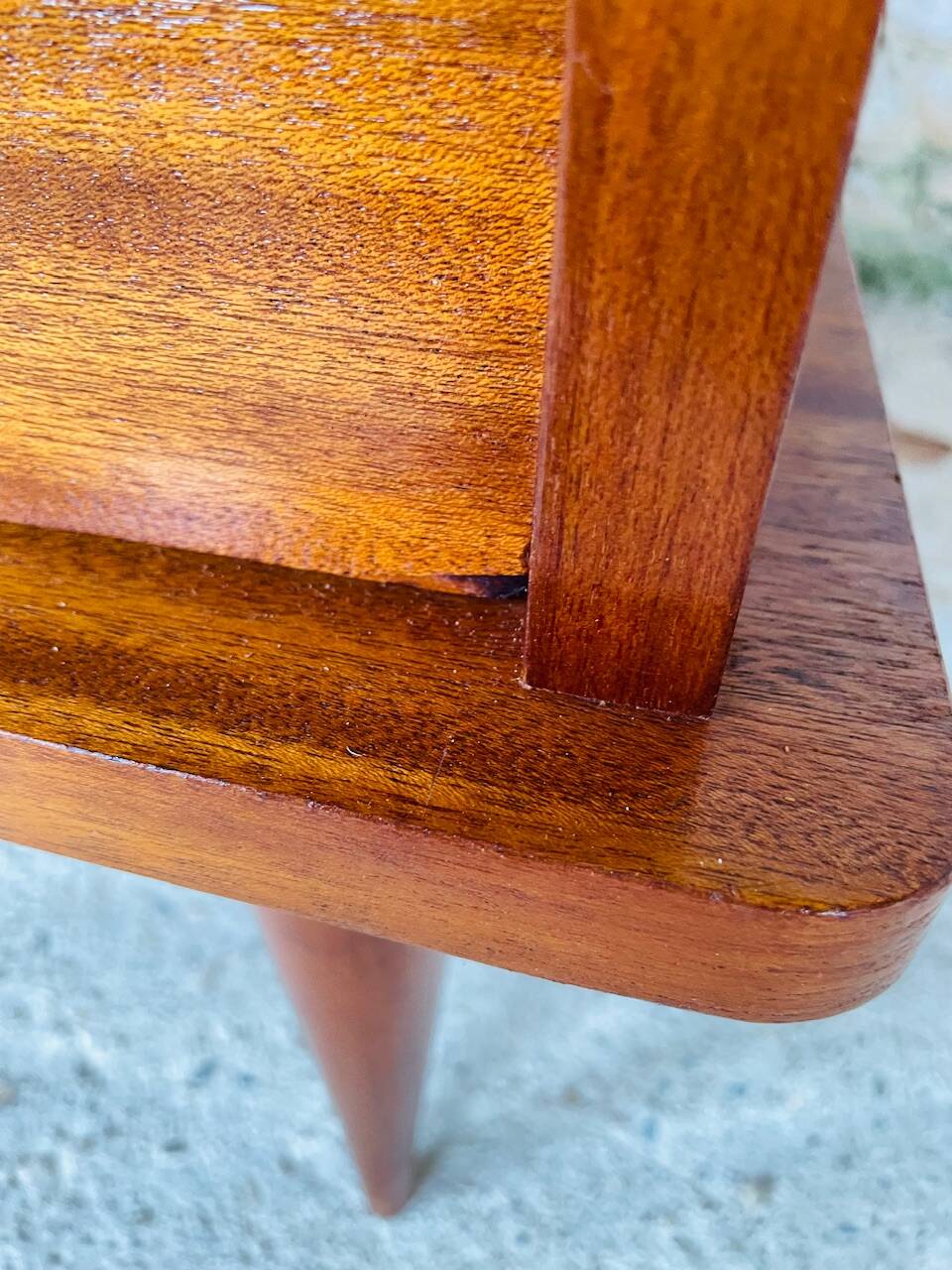 Large vintage chest of drawers with 4 drawers, Scandinavian style, circa 60's