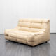 Two-seater sofa, vintage, leather, Musterring edition Germany