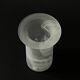 Vintage opaque frosted glass vase, 1960