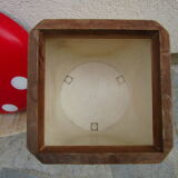 Vintage garden storage bin - mushroom shape
