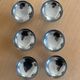 6 coupes en inox vintage