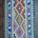 Handmade Persian Qashqai hallway rug 209x64cm