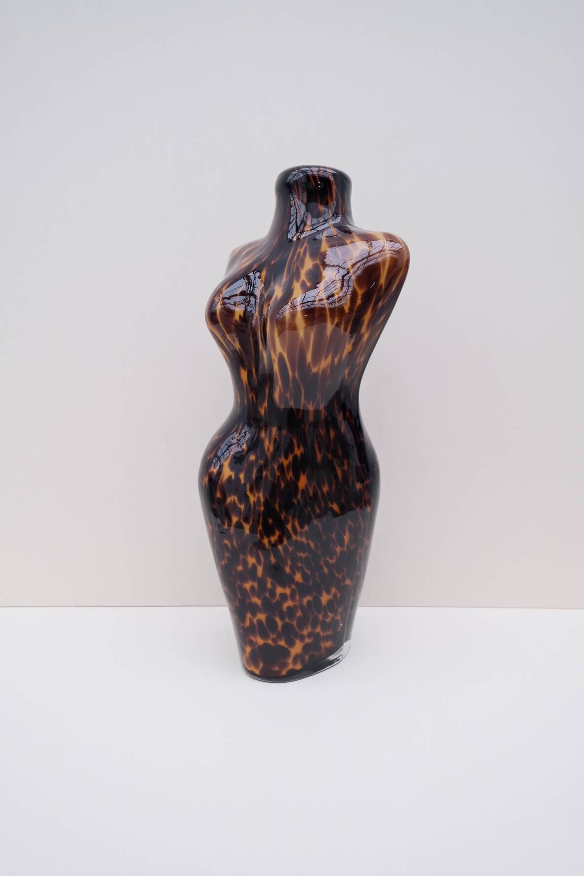Blown glass vase from MURANO, Italy 1980