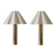 Scandinavian Brass Table Lamp, 1960s, Set of 2