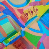 Peinture multicolore