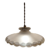 Art Deco holophane suspension