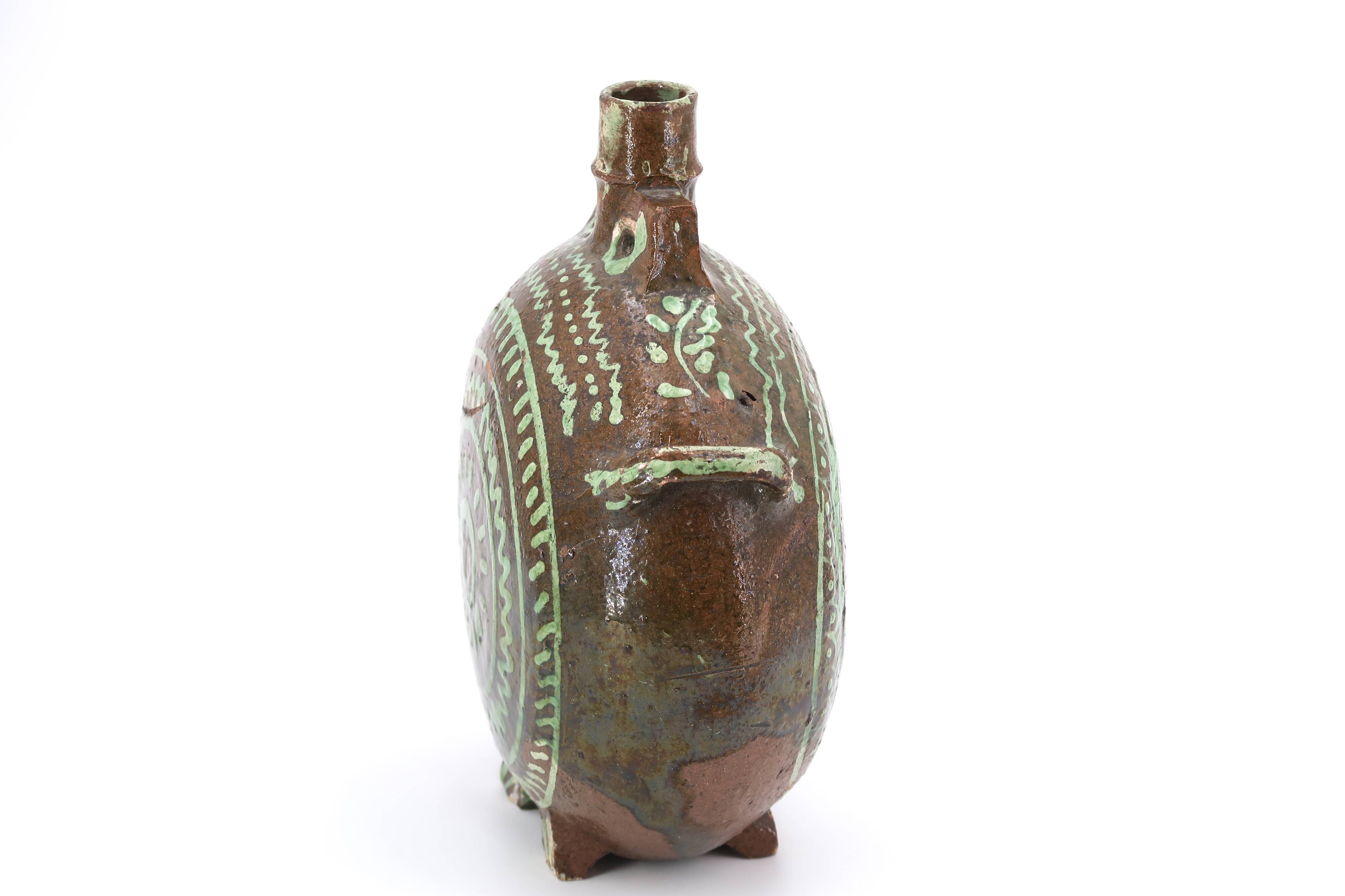Popular Art shepherd's toad gourd in terracotta