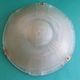 Pressed glass basin pendant light with Art Deco floral decoration Artistar France