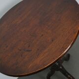 18th century Georgian wine table with reclining mahogany tray