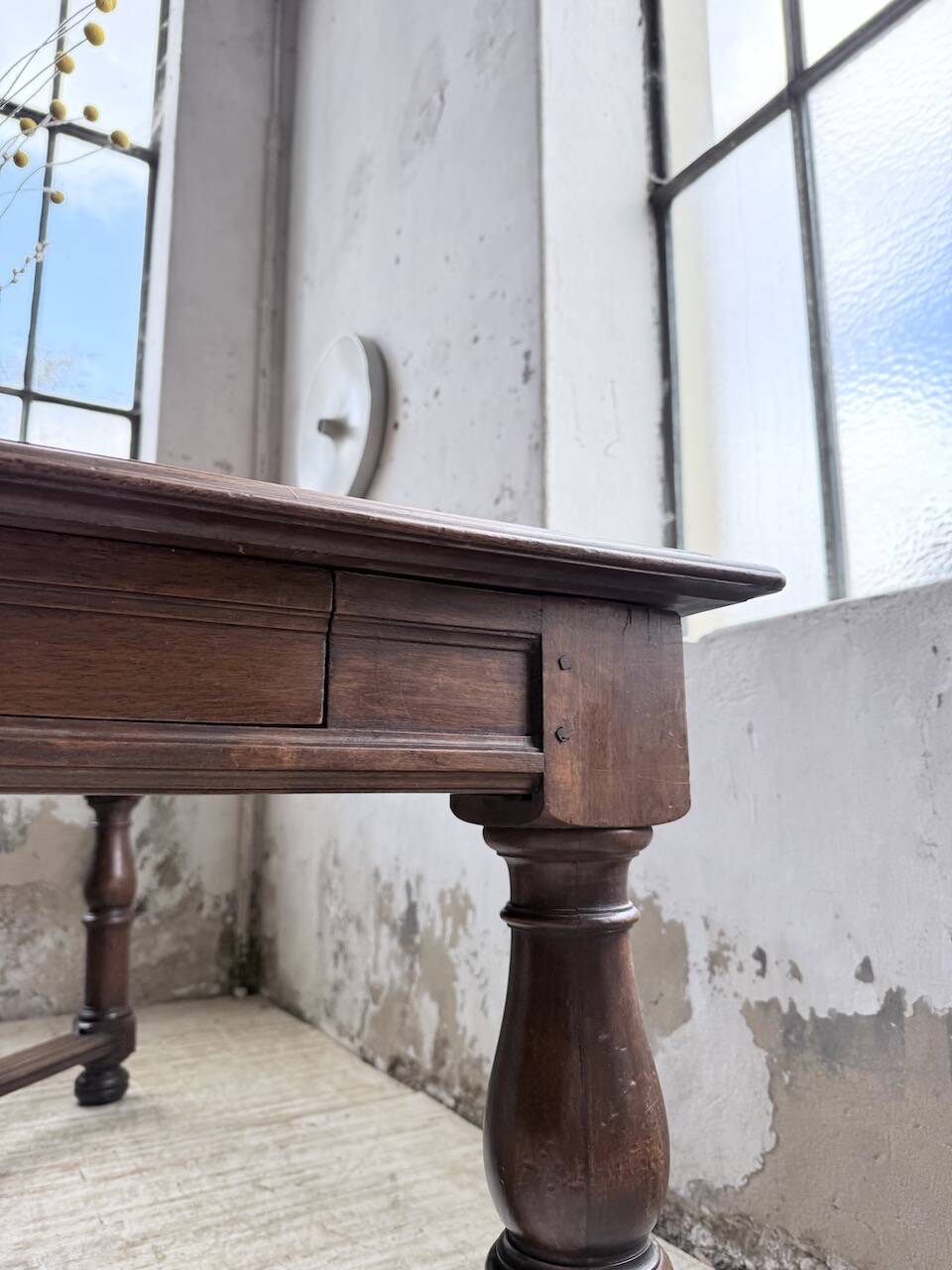 Oak table in Louis XIV style 1900
