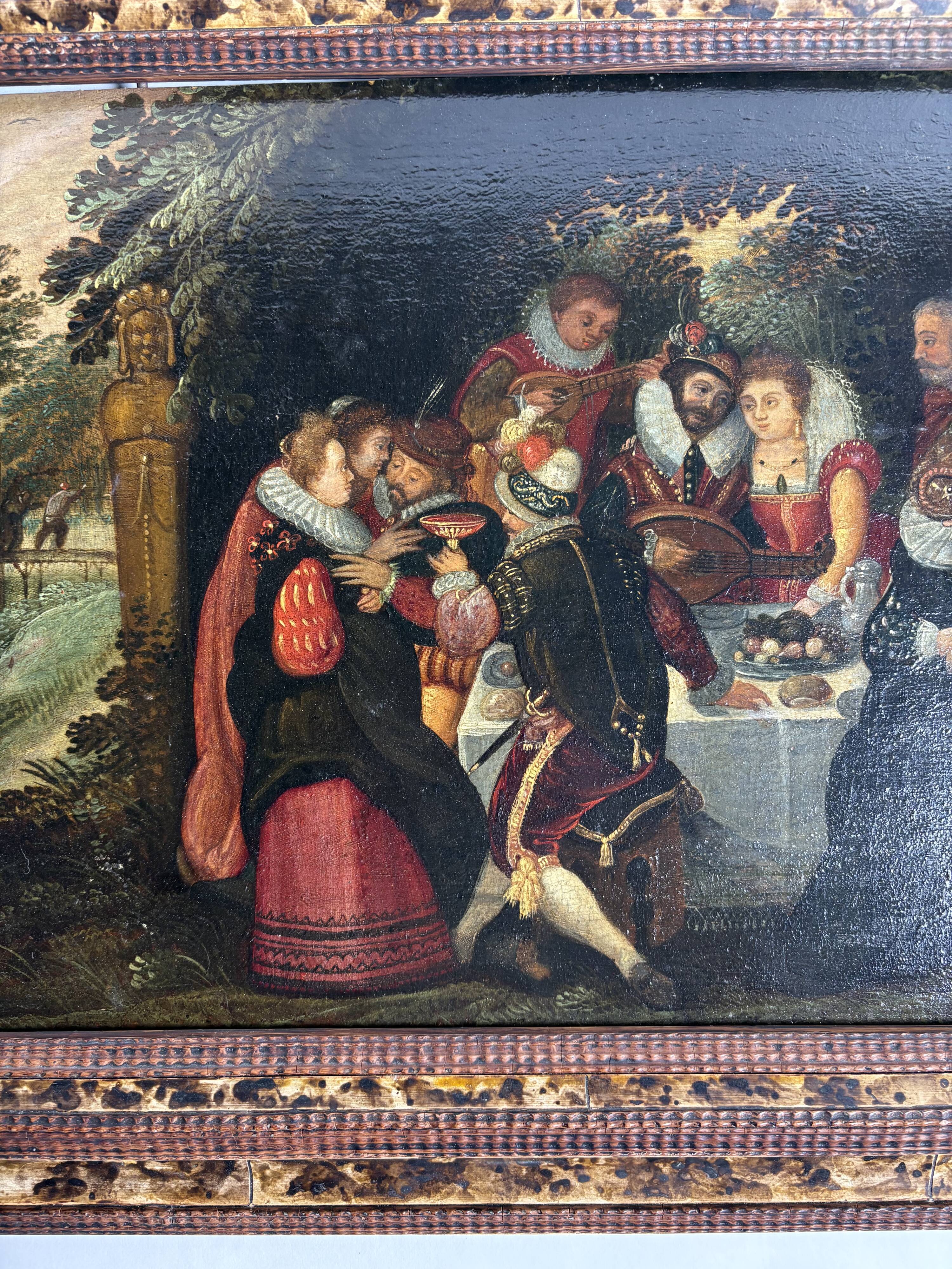 Attribué à david vinckboons  (1576-1629) ecole flamande du xviième siècle