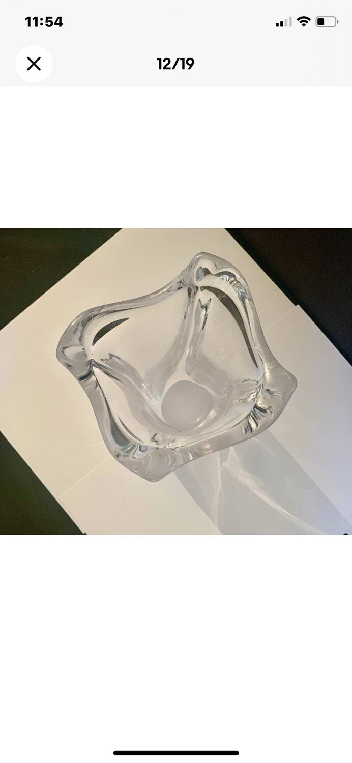 Daum Corolla vase - signature “Daum France”