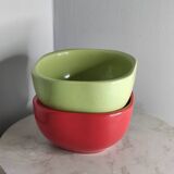 Colorful square bowls