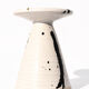 Karsten Nielsen KN Denmark Rare Postmodern Splatter Ceramic Candlestic