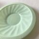 Pressed glass cups and saucers, 1950s