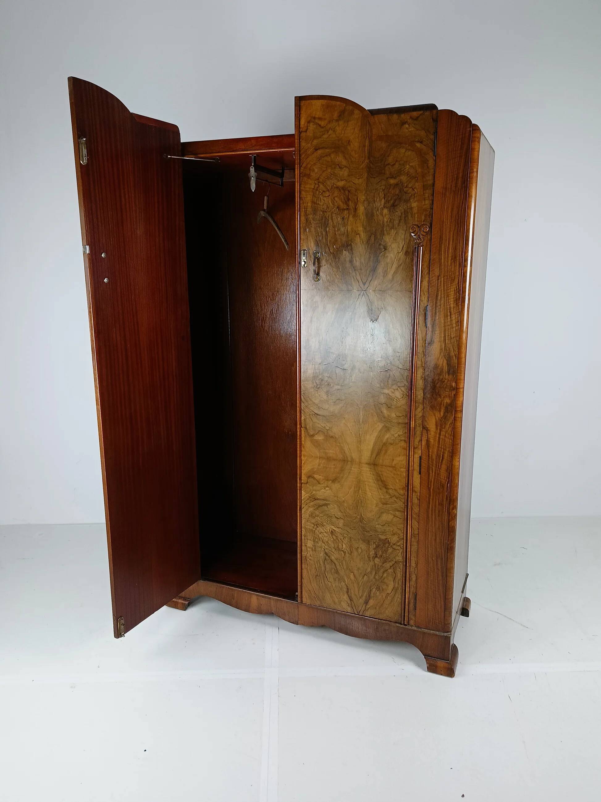 English antique wardrobe 1920's