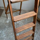 Ancien escabeau d’atelier bois Slingsby - 7 marches - anglais