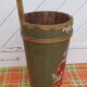 Hand-painted wooden umbrella stand