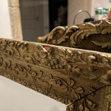 Antique golden mirror of Louis Philippe nineteenth century