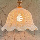 Suspension in raffia -Italian publisher Targetti -70's